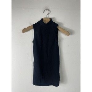 Wilfred Free Womens Sleeveless  Ribbed Mockneck Top Size XS Italian Yarn